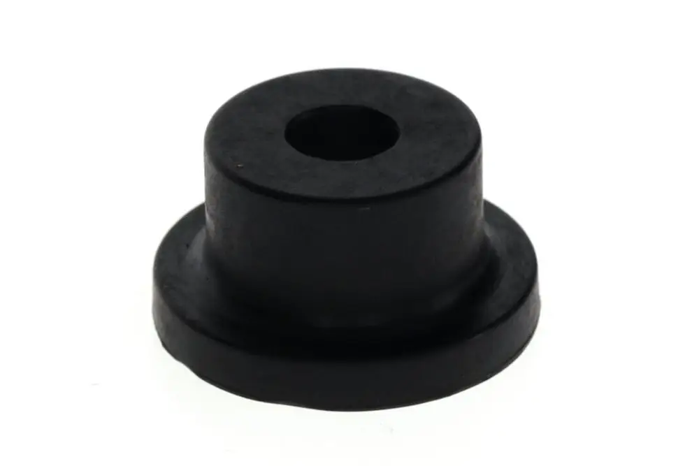 Schwarze Dichtung aus Gummi mit einem zentralen Loch, in einem klaren, einfachen Design, geeignet für verschiedene Anwendungen, möglicherweise von Bosch.